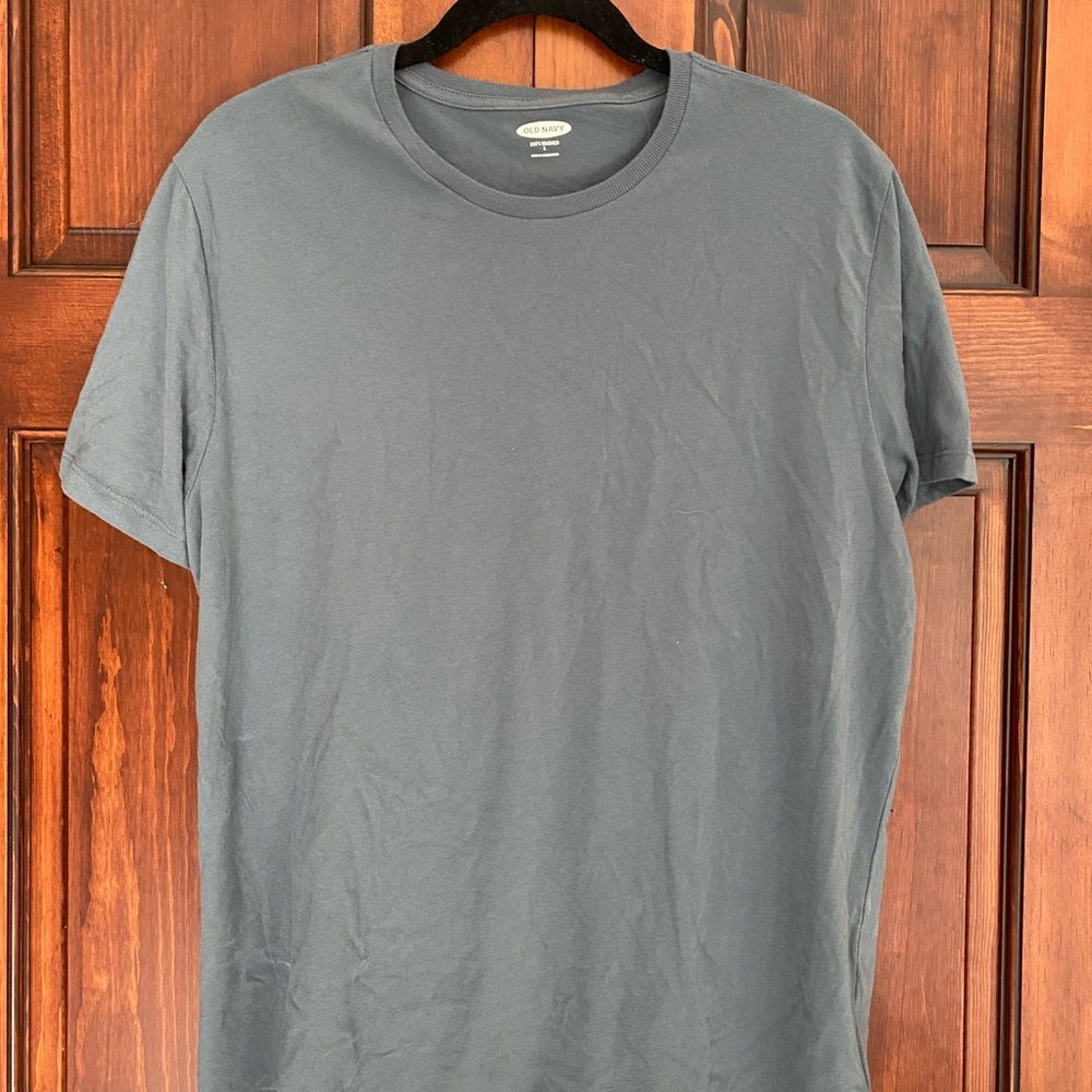 Light blue Old Navy large shirt.